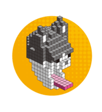 A square cat sticker #5707354