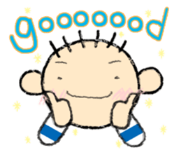 Katcah-n border pattern with birds 2 sticker #5707359