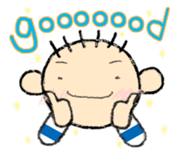 Katcah-n border pattern with birds 2 sticker #5707359