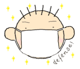 Katcah-n border pattern with birds 2 sticker #5707386