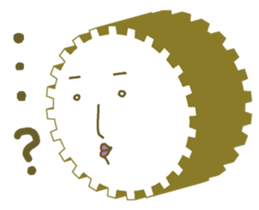 The gear and The Screw sticker #5707468