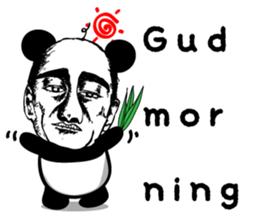 Uncle panda "Oji panda"(English version) sticker #5707836