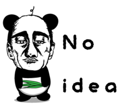 Uncle panda "Oji panda"(English version) sticker #5707838