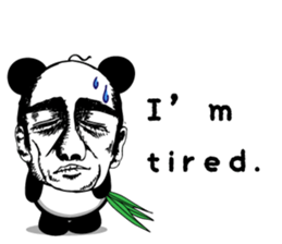 Uncle panda "Oji panda"(English version) sticker #5707845