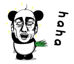 Uncle panda "Oji panda"(English version) sticker #5707846