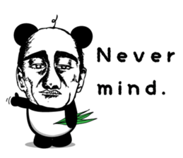 Uncle panda "Oji panda"(English version) sticker #5707850