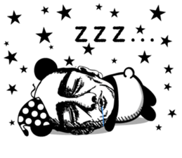 Uncle panda "Oji panda"(English version) sticker #5707857