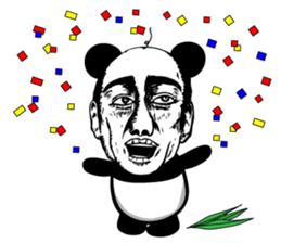 Uncle panda "Oji panda"(English version) sticker #5707869