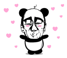 Uncle panda "Oji panda"(English version) sticker #5707873
