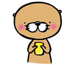 Sea otter! sticker #5707913