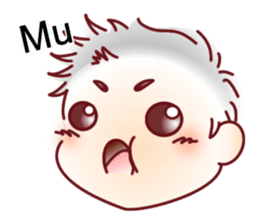 Sticker for mom of twins(English) sticker #5708156