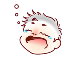 Sticker for mom of twins(English) sticker #5708164