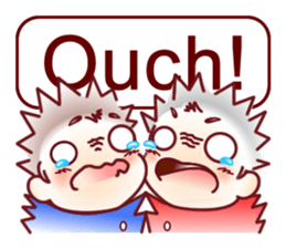 Sticker for mom of twins(English) sticker #5708175