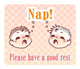 Sticker for mom of twins(English) sticker #5708192