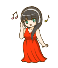 Music Girl Asia sticker #5708196
