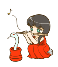 Music Girl Asia sticker #5708202