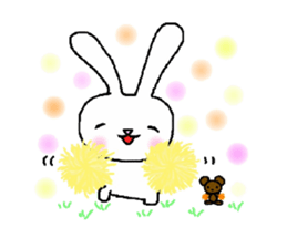 Rabbit and sometimes turtle(en) sticker #5708532