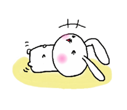 Rabbit and sometimes turtle(en) sticker #5708533