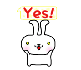 Rabbit and sometimes turtle(en) sticker #5708537