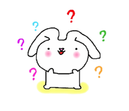 Rabbit and sometimes turtle(en) sticker #5708539