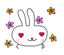 Rabbit and sometimes turtle(en) sticker #5708540