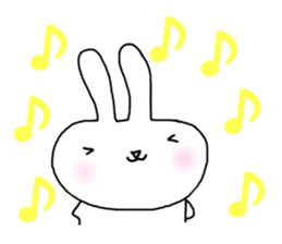 Rabbit and sometimes turtle(en) sticker #5708541