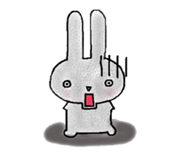 Rabbit and sometimes turtle(en) sticker #5708549