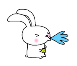 Rabbit and sometimes turtle(en) sticker #5708551