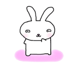 Rabbit and sometimes turtle(en) sticker #5708552