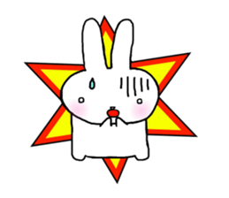 Rabbit and sometimes turtle(en) sticker #5708554