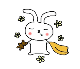 Rabbit and sometimes turtle(en) sticker #5708560