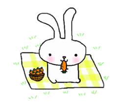 Rabbit and sometimes turtle(en) sticker #5708566