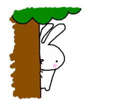 Rabbit and sometimes turtle(en) sticker #5708567