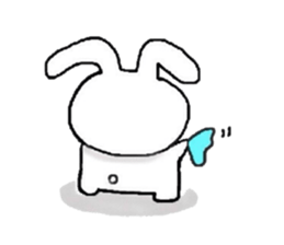 Rabbit and sometimes turtle(en) sticker #5708568