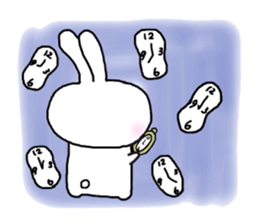 Rabbit and sometimes turtle(en) sticker #5708570