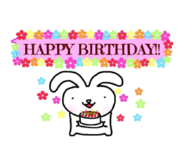 Rabbit and sometimes turtle(en) sticker #5708571