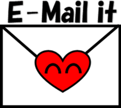 English Heart message sticker #5709017