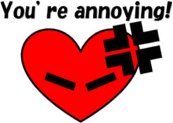 English Heart message sticker #5709020