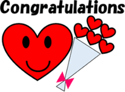 English Heart message sticker #5709023