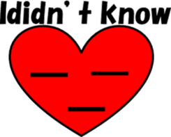 English Heart message sticker #5709034