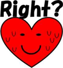 English Heart message sticker #5709038