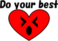 English Heart message sticker #5709044