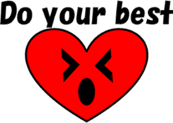 English Heart message sticker #5709044