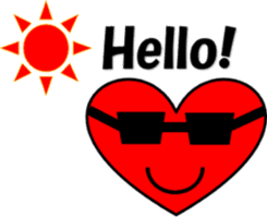 English Heart message sticker #5709046