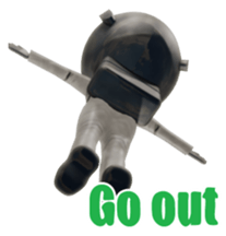 Spaceman sticker 3D sticker #5709221