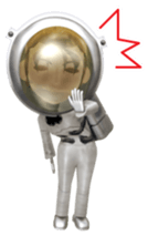 Spaceman sticker 3D sticker #5709227