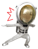 Spaceman sticker 3D sticker #5709238