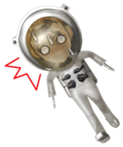 Spaceman sticker 3D sticker #5709240