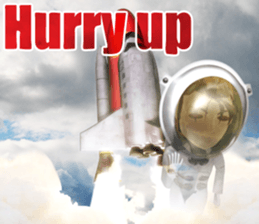 Spaceman sticker 3D sticker #5709250