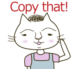 The Cat Mom sticker #5709296
